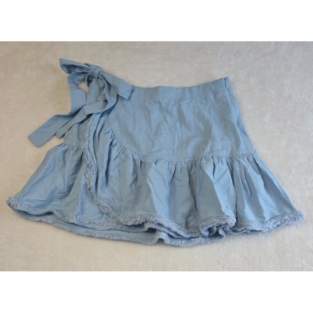 emmie rose Short Skirt Women's Size S Blue